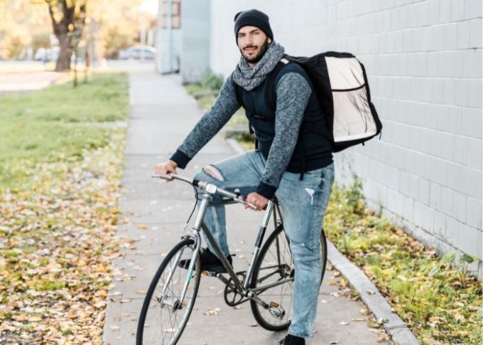 Rower męski z kołami 28 cali do jazdy w mieście